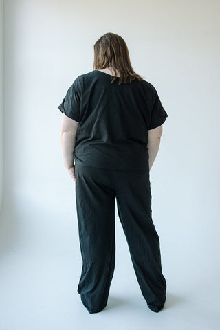 FLOWY KNIT STRAIGHT LEG LOUNGE PANTS - Love Marlow