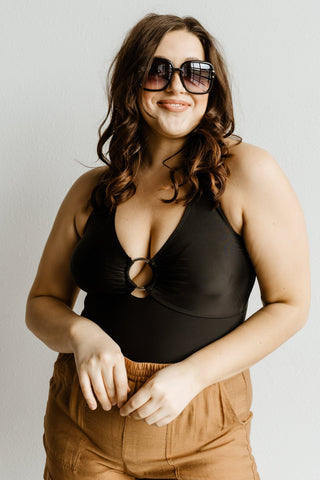 FLOWY WIDE LEG CARGO PANTS IN URBAN BRONZE - Love Marlow