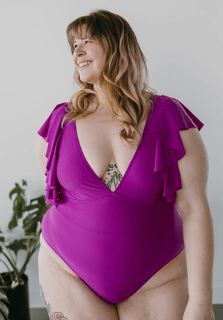 Flutter Sleeve One - Piece – Orchid - Love Marlow