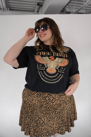 “Free Bird” Vintage Southern Rock Graphic Tee – Distressed Band Shirt - Love Marlow