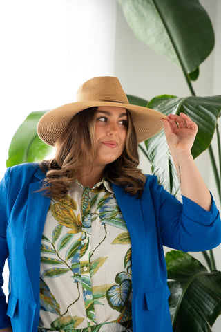 GAMBLER HAT IN CAMEL - Love Marlow