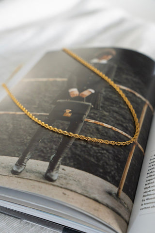 GOLD ROPE CHAIN 20" IN LUXE GOLD - Love Marlow