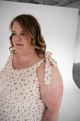 Grape Nectar Tie Strap Tiered Maxi Dress - Love Marlow