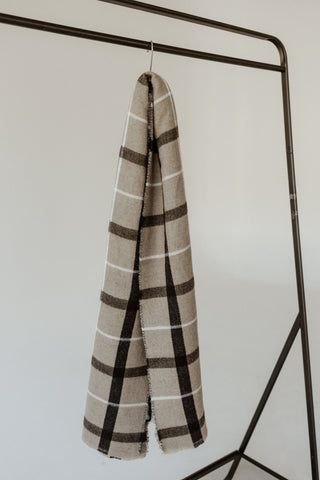 GREEN PLAID SCARF - Love Marlow
