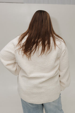 HALF - ZIP SHERPA PULL OVER - Love Marlow