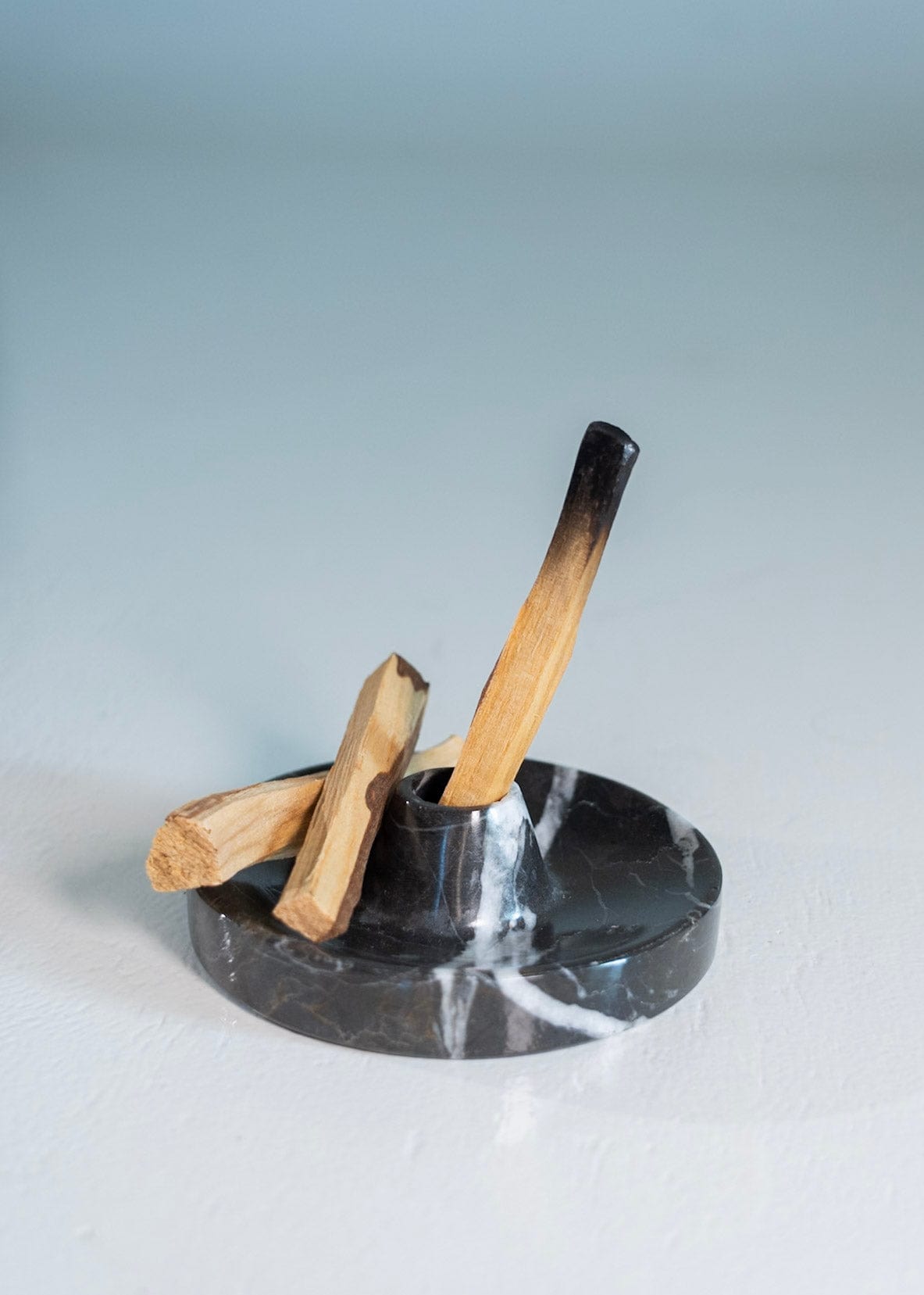 HAND - CARVED MARBLE PALO SANTO HOLDER - LUXE AROMATHERAPY + ENERGY CLEARING TOOL - Love Marlow