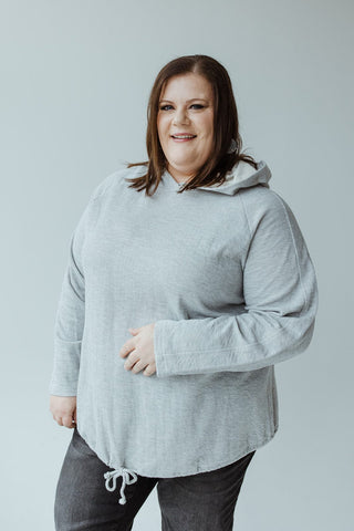 HOODIE WITH DRAWSTRING HEM - 12 - Love Marlowshirt