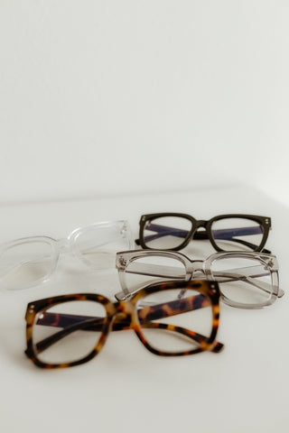 I.D. WEEKS BLUE LIGHT GLASSES IN BLACK - Love Marlow