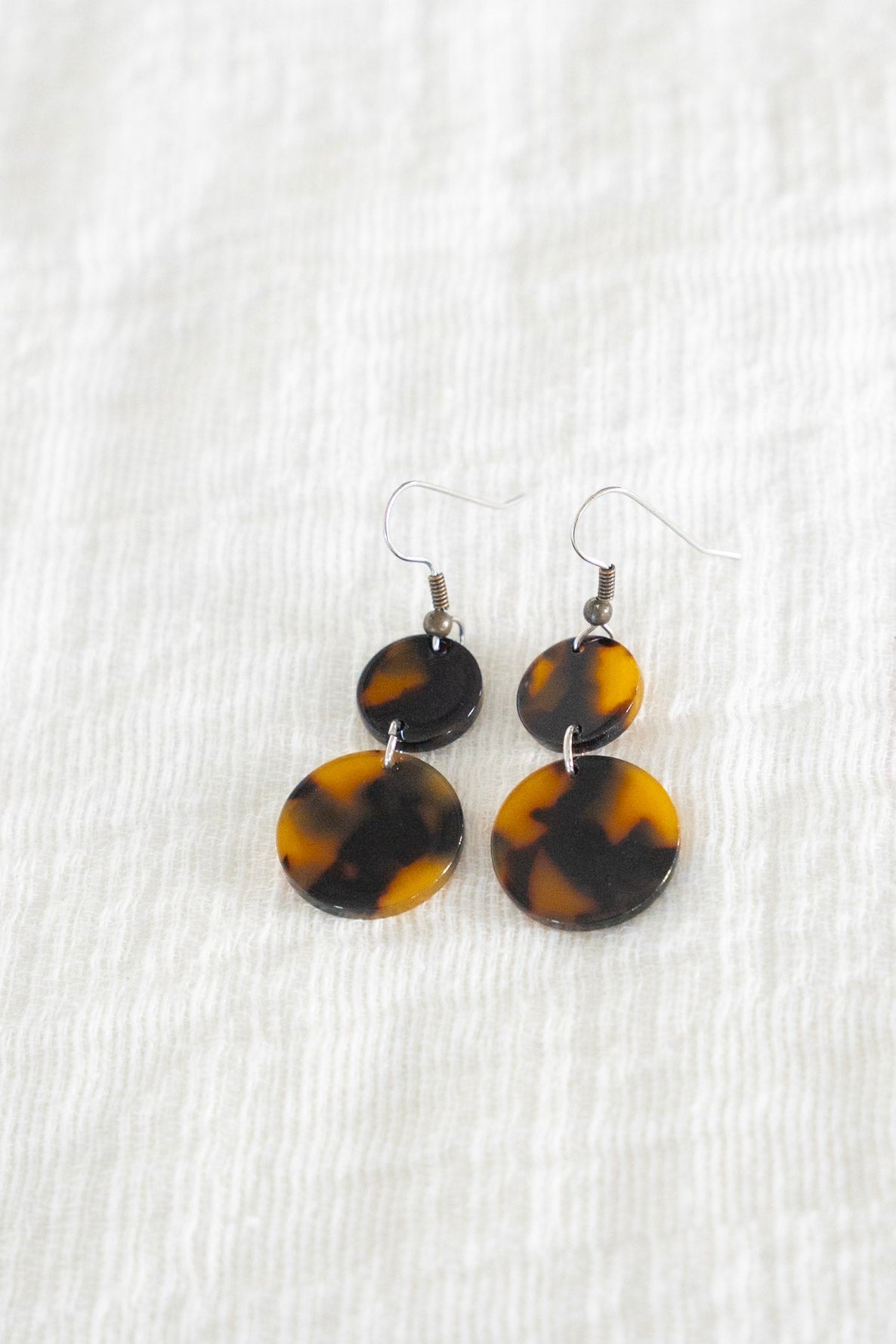 Josie Earrings in Tortoise - Love Marlow