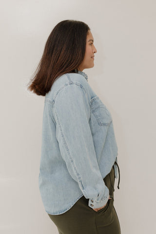 Judy Blue Button Up Denim Shirt - Love Marlow