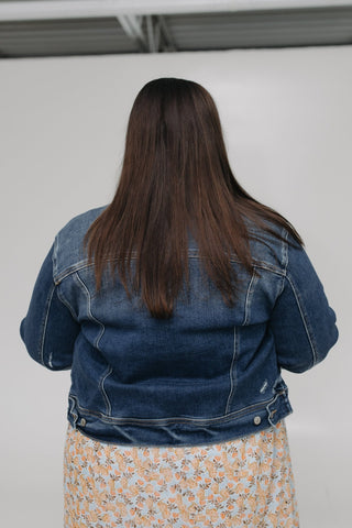 JUDY BLUE CLASSIC DISTRESSED JEAN JACKET - Love Marlow