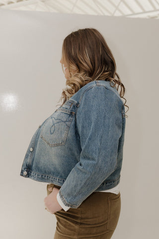 Judy Blue Denim Barn Jacket – Classic Wash - Love Marlow