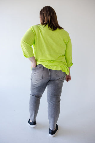 JUDY BLUE GREY STONE WASHED SLIM FIT JEANS - Love Marlow