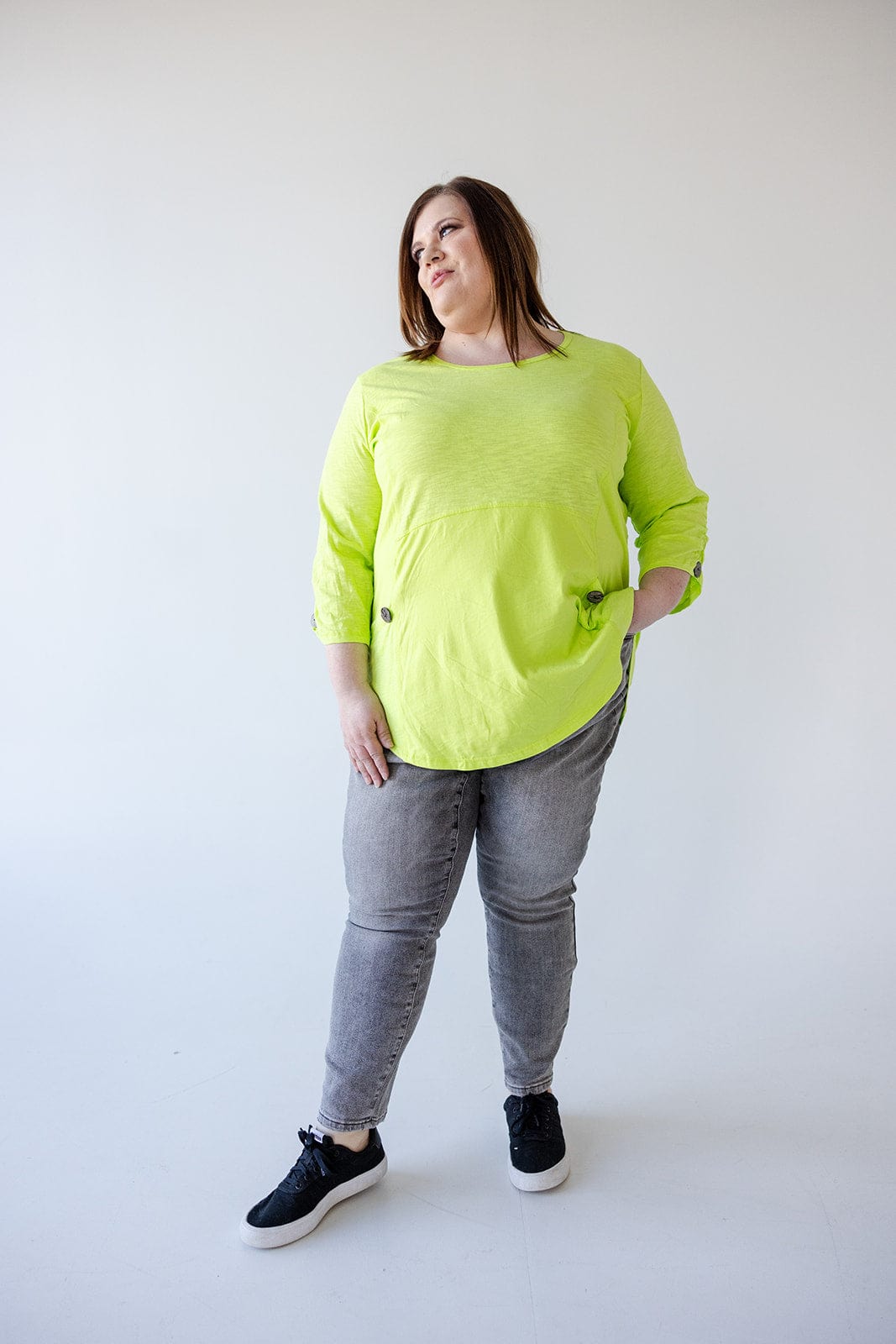 JUDY BLUE GREY STONE WASHED SLIM FIT JEANS - Love Marlow