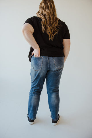 JUDY BLUE HIGH RISE TUMMY CONTROL SLIM STRAIGHT JEANS - Love Marlow