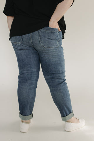 JUDY BLUE HIGH WAIST MEDIUM VINTAGE WASH JOGGERS - Love Marlow