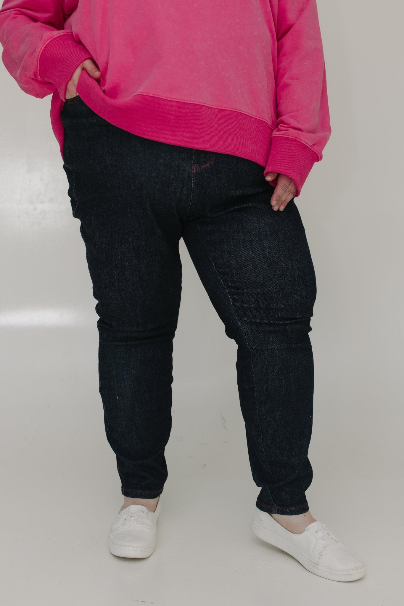 JUDY BLUE HIGH WAIST SKINNY JEANS WITH HEART SHAPED BACK POCKETS - Love Marlow