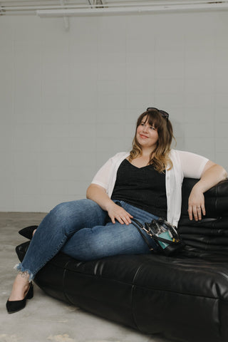 JUDY BLUE HIGH WAIST SKINNY WITH SHARK BITE HEM - Love Marlow