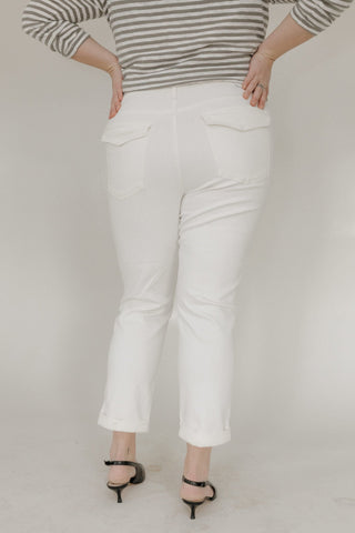 Judy Blue High Waist Weekender Jeans – White - Love Marlow