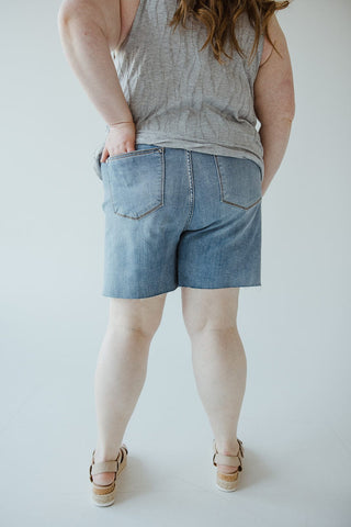 JUDY BLUE MID RISE CUT OFF SHORTS - Love Marlow