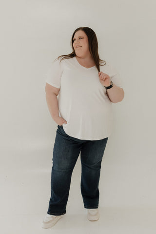 Judy Blue Petite Straight Leg Jeans – Mid Rise, 30" Inseam - Love Marlow