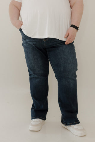Judy Blue Petite Straight Leg Jeans – Mid Rise, 30" Inseam - Love Marlow