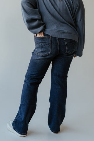 JUDY BLUE TUMMY CONTROL EMBROIDERED POCKET BOOTCUT JEANS - Love Marlow