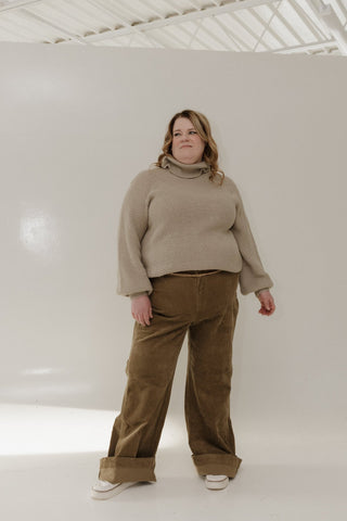 Judy Blue Wide Leg Corduroy Pants – Golden Olive - Love Marlow