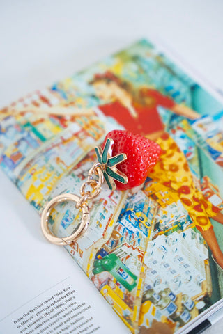 Juicy Strawberry Bag Charm - Love Marlow