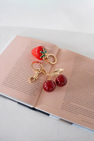 Juicy Strawberry Bag Charm - Love Marlow