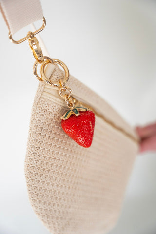 Juicy Strawberry Bag Charm - Love Marlow