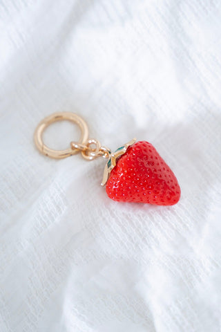 Juicy Strawberry Bag Charm - Love Marlow