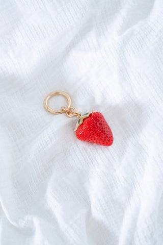 Juicy Strawberry Bag Charm - Love Marlow