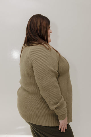 KNIT OPEN CARDIGAN – MATCHA GREEN - Love Marlow