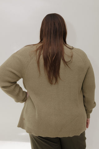 KNIT OPEN CARDIGAN – MATCHA GREEN - Love Marlow