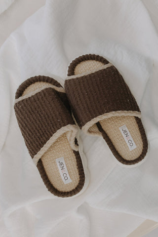 KNIT PILLOW SLIDES - Love Marlow
