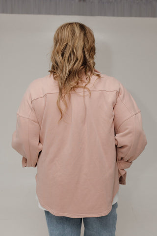 KNIT SHACKET IN FRESH BLOSSOMS - Love Marlow