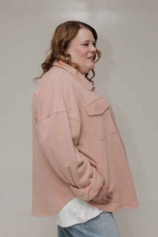 KNIT SHACKET IN FRESH BLOSSOMS - Love Marlow