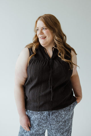 LACE PEASANT TANK - Love Marlow