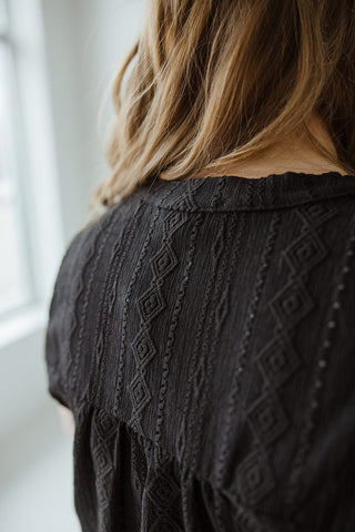 LACE PEASANT TANK - Love Marlow