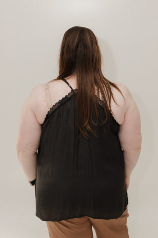 LACE - TRIMMED RACERBACK CAMI – LIGHTWEIGHT ESSENTIAL - Love Marlow