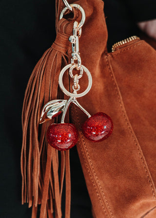 LANA CHERRY GOLD BAG CHARM - Love Marlow