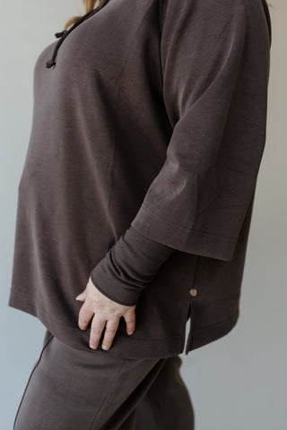 LIGHT AS AIR COWL NECK TUNIC IN URBAN CITYSCAPE - Love Marlow