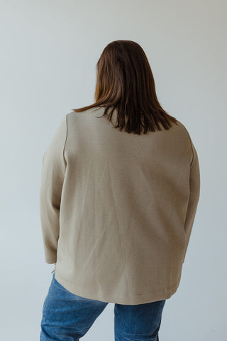 LIGHT AS AIR DRAPE NECK IN SOFT ARMY - 22/24 - Love Marlow