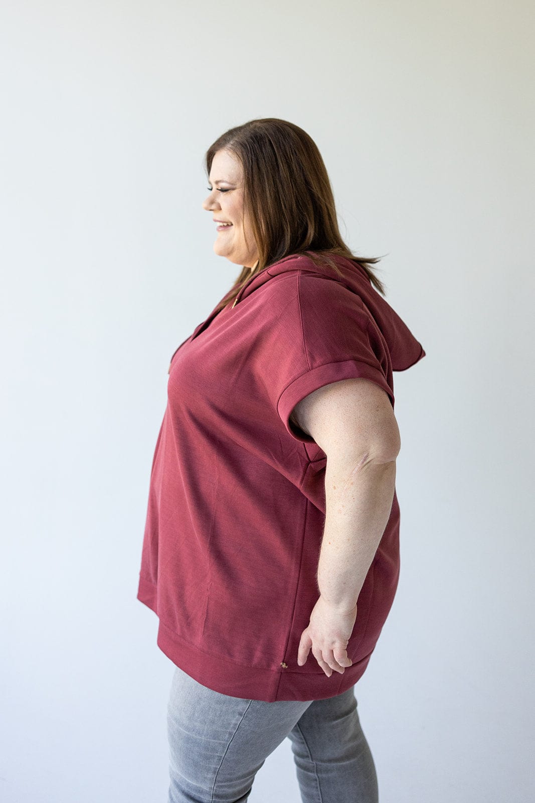 LIGHT AS AIR SHORT SLEEVE HOODIE - 20 - Love Marlow