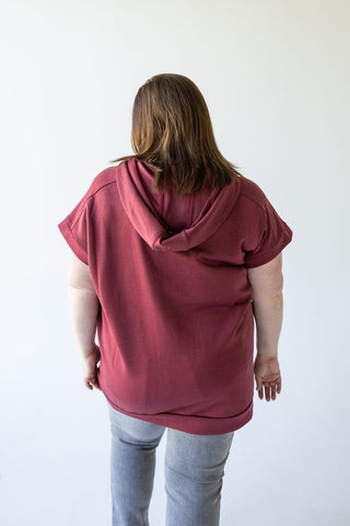 LIGHT AS AIR SHORT SLEEVE HOODIE - 20 - Love Marlow