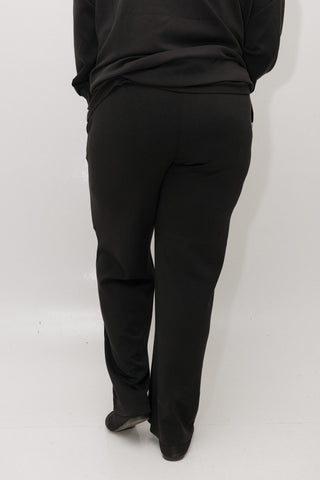 Light As Air Slim Straight Pant – Black - Love Marlow