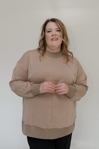 LIGHT AS AIR TURTLENECK IN MOCHA - Love Marlow
