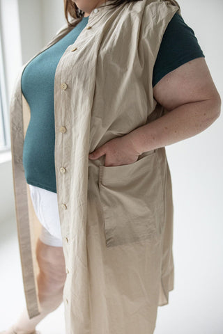 LIGHTWEIGHT DUSTER VEST - 12 - Love Marlow