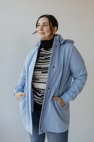 LIGHTWEIGHT JACKET IN SPRING BLUE - Love Marlow